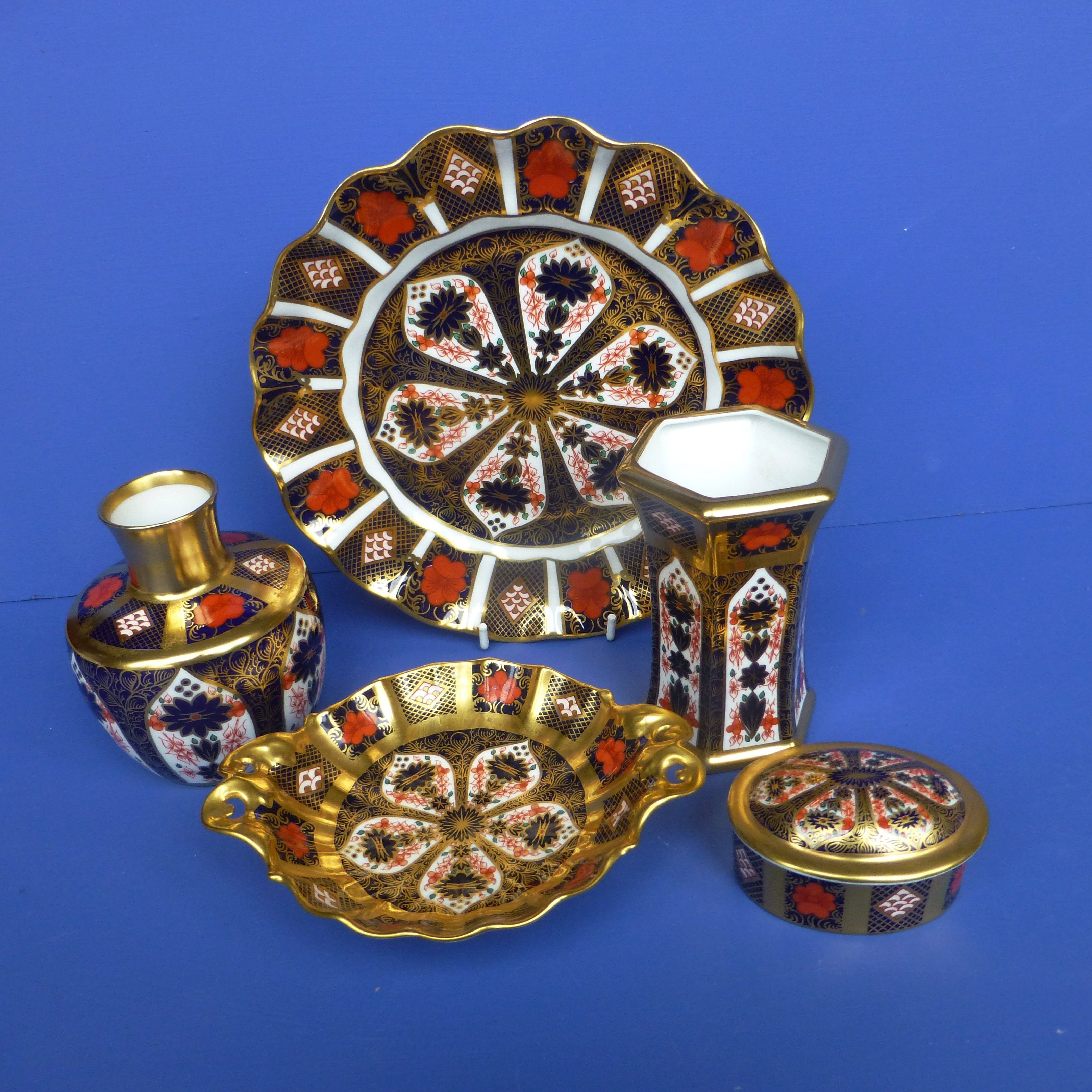 ROYAL CROWN DERBY 探し求め オールドイマリ2451プレート 大皿 額縁
