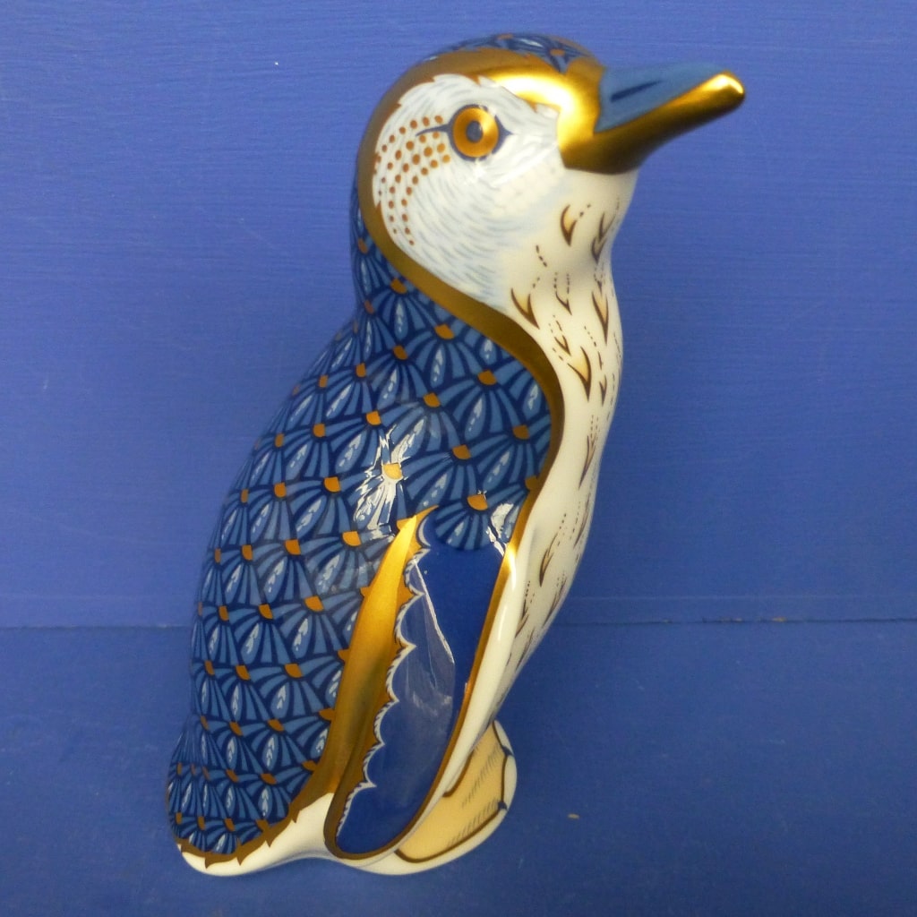 Royal Crown Derby Paperweight Fairy Penguin (Boxed) Peak Antiques