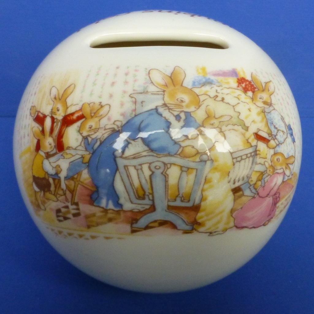 Royal Doulton Bunnykins Christening Money Box (Boxed) – Peak