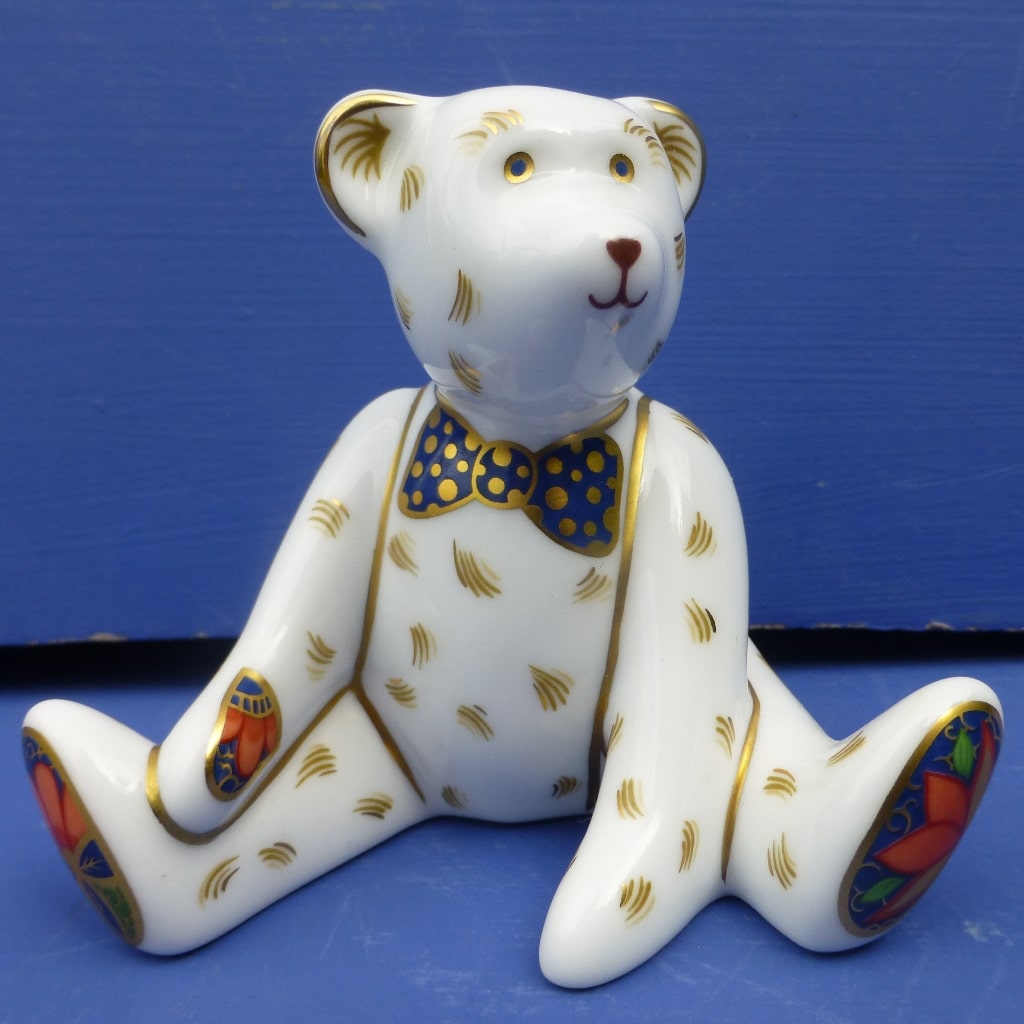 Royal Crown Derby Miniature Teddy Bear Edward Peak Antiques and Collectables
