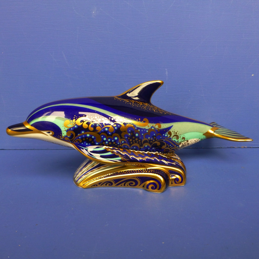 Royal Crown Derby Paperweight - Bottlenose Dolphin (Boxed) – Peak ...