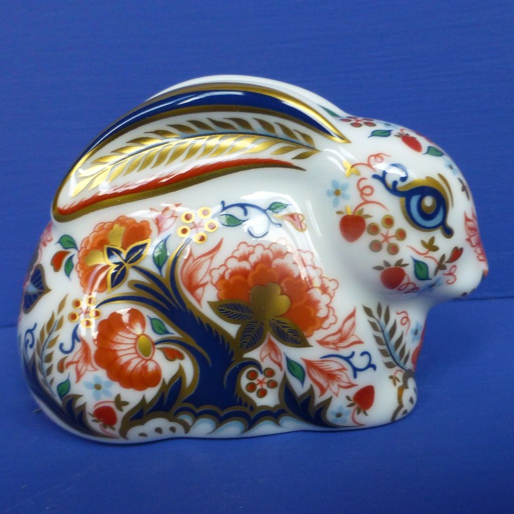 Royal Crown Derby Paperweight - Bloor Bunny (Boxed) – Peak Antiques and ...