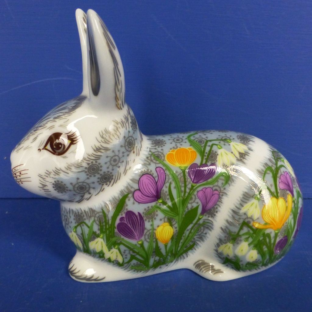 Royal Crown Derby Paperweight - Springtime Bunny (Boxed) – Peak ...