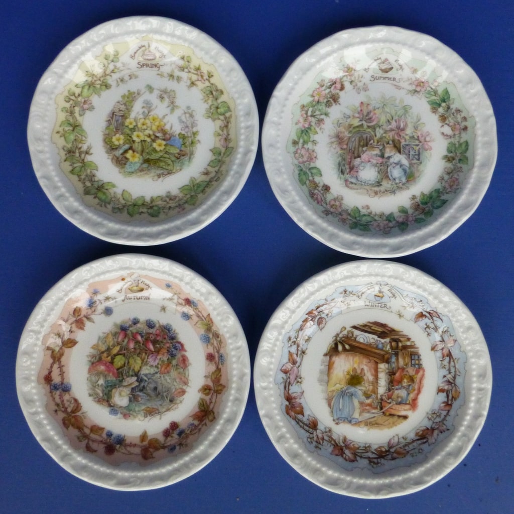 未使用　ロイヤルドルトンBrambley Hedge AUTUMNプレート　5枚 Pottery & Porcelain - Royal Doulton - Brambly Hedge – Peak