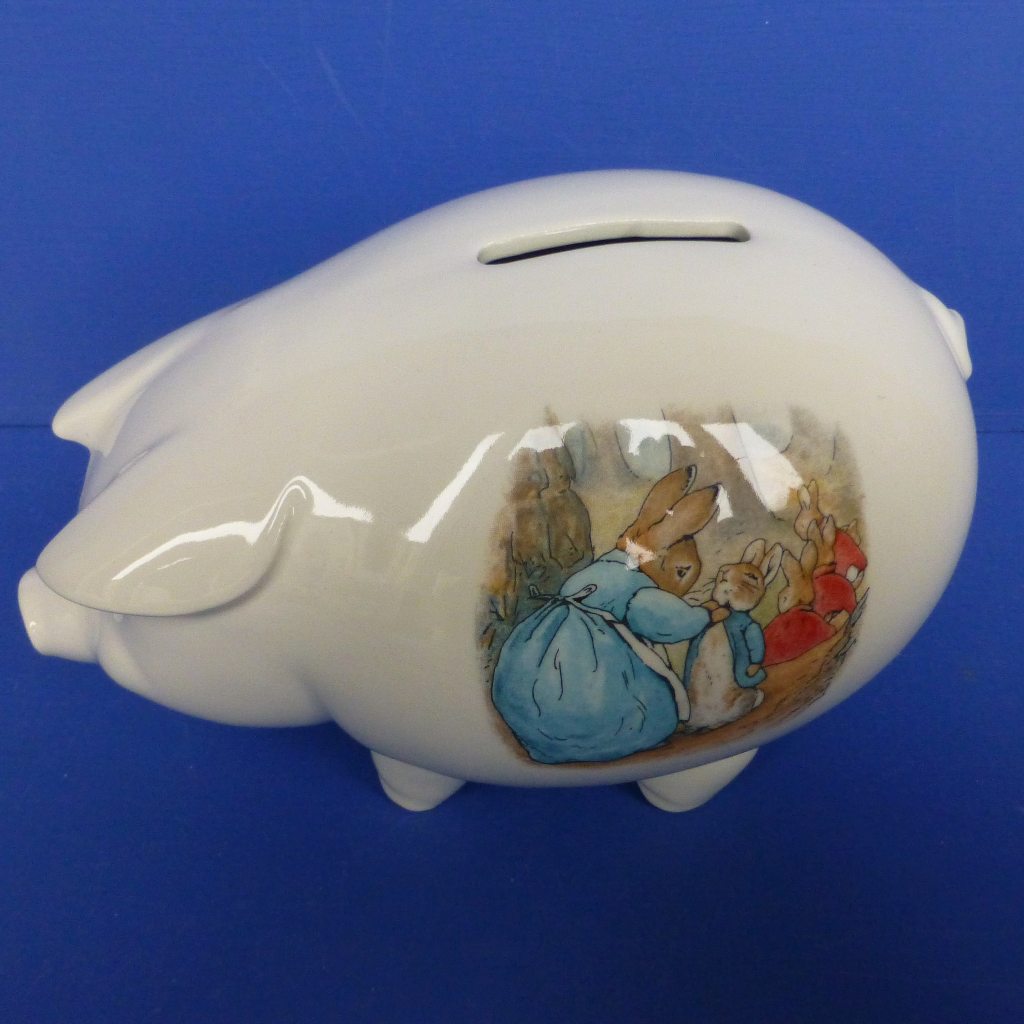 Peter Rabbit Coin Bank Wedgwood Beatrix Potter Piggy Bank Money Box - Peter Rabbit – Peak ...