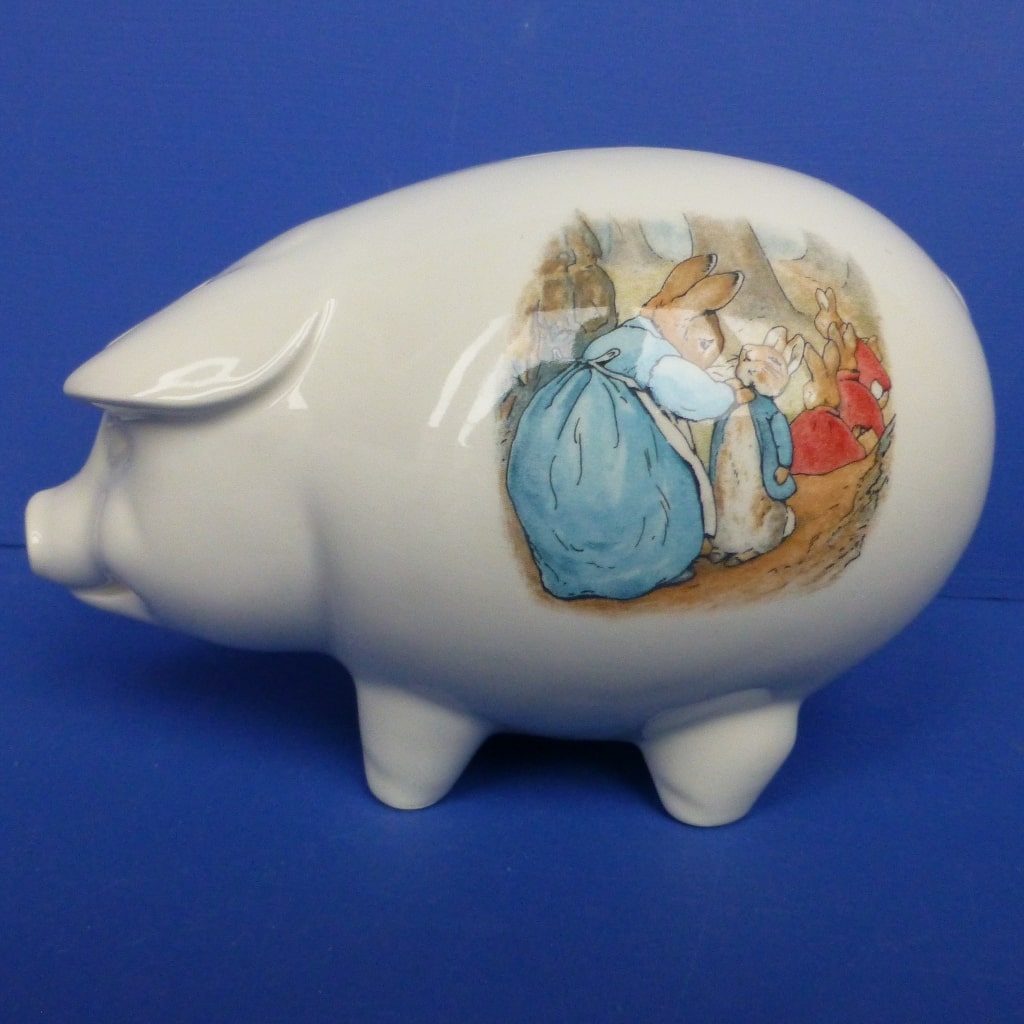 Peter Rabbit Coin Bank Wedgwood Beatrix Potter Piggy Bank Money Box - Peter Rabbit – Peak ...