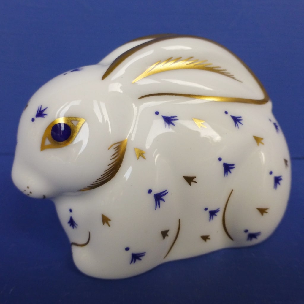 Royal Crown Derby Paperweight - Baby Rabbit – Peak Antiques and ...