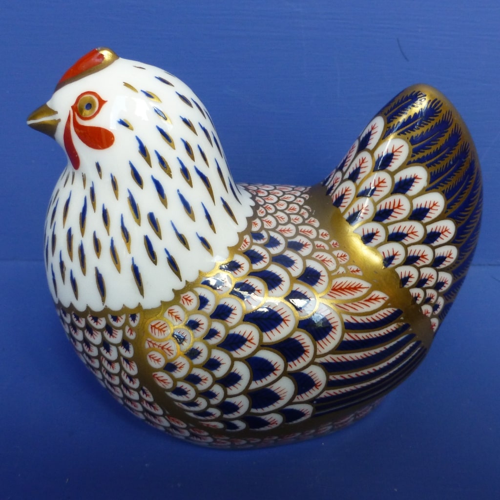 Royal Crown Derby Paperweight - Chicken (Boxed) – Peak Antiques and ...