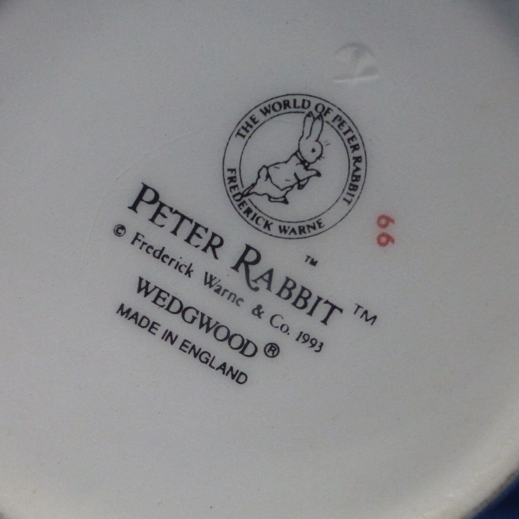 Wedgwood Beatrix Potter Peter Rabbit Counting Beaker – Peak Antiques ...