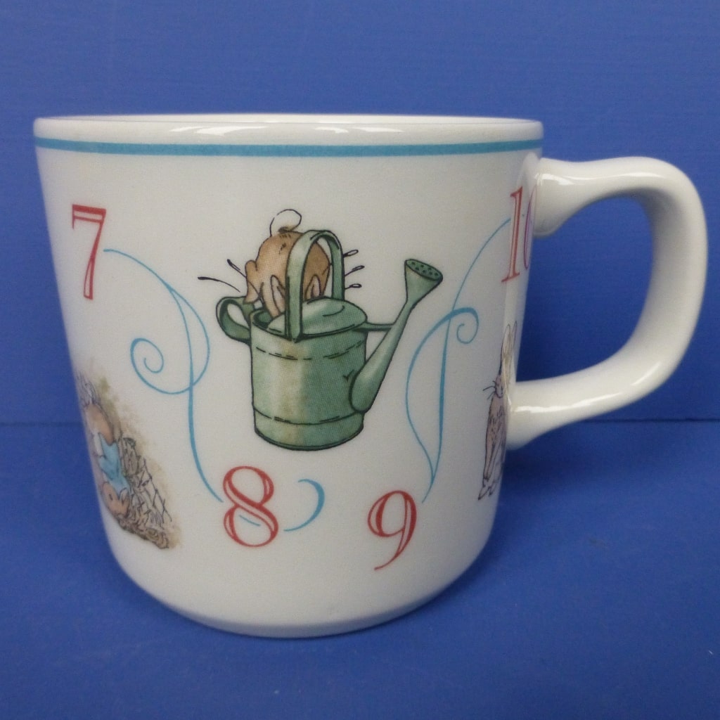 Wedgwood Beatrix Potter Peter Rabbit Counting Beaker – Peak Antiques ...