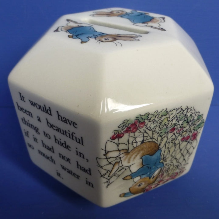 beatrix potter jeremy fisher money box Wedgwood Beatrix Potter Peter Rabbit Money Box – Peak Antiques and  Collectables